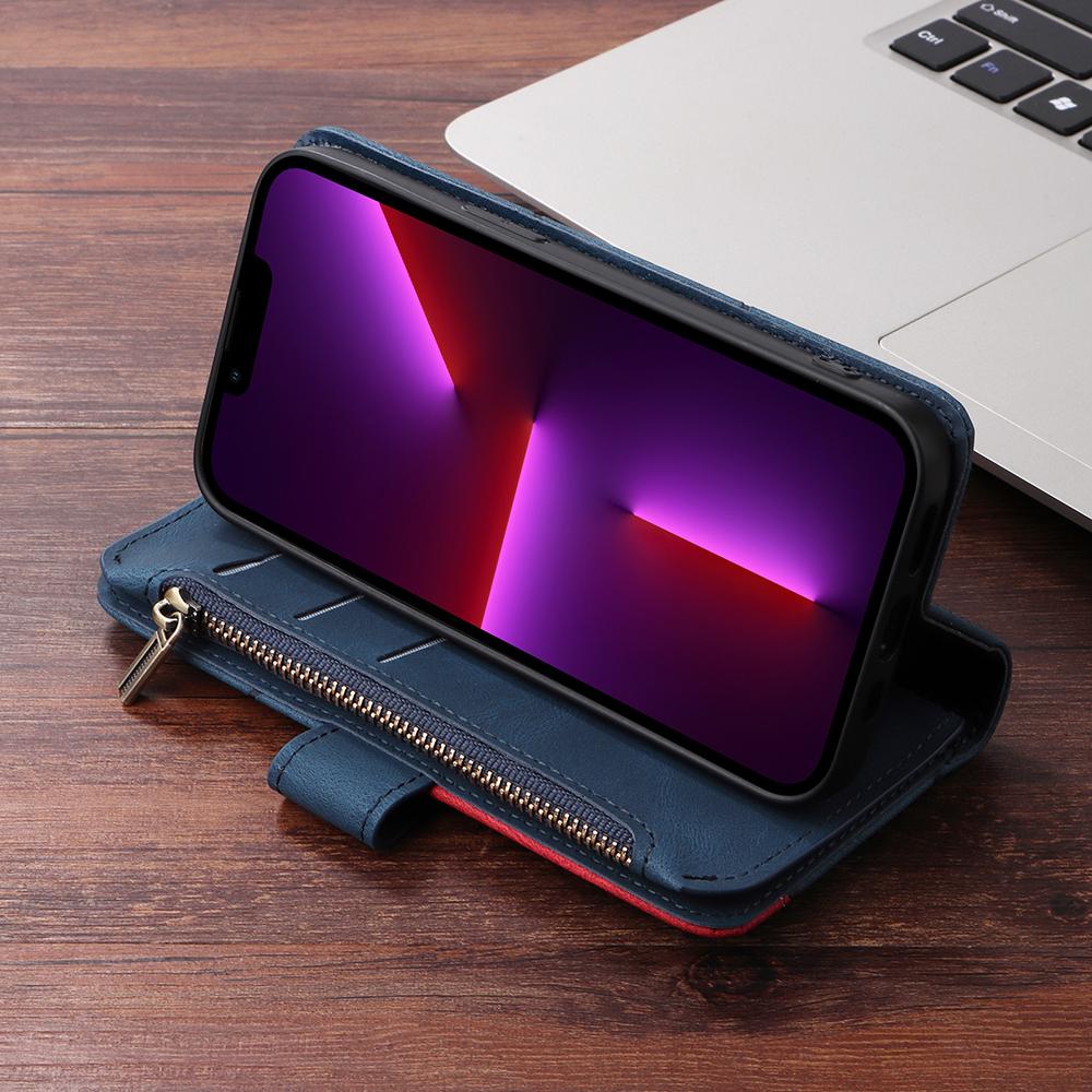 Кошелек на молнии в стиле ретро, ​​кожаный флип-чехол с 9 отделениями для карт для iPhone 15 14 Plus 13 12 11 Pro Max для Samsung S24 S23 S22 S21 S20Ultra Plus Note20Ultra A14 A54