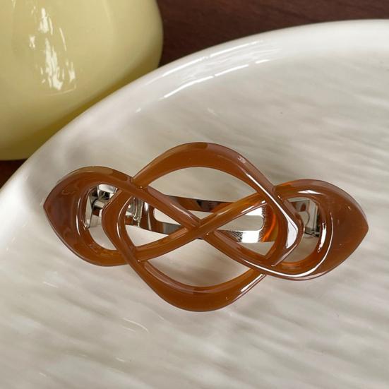 2Pcs Vintage Hair Barrettes French Style Hair Clips Women Girls Matte Finish Hair Pins Hair Accessories