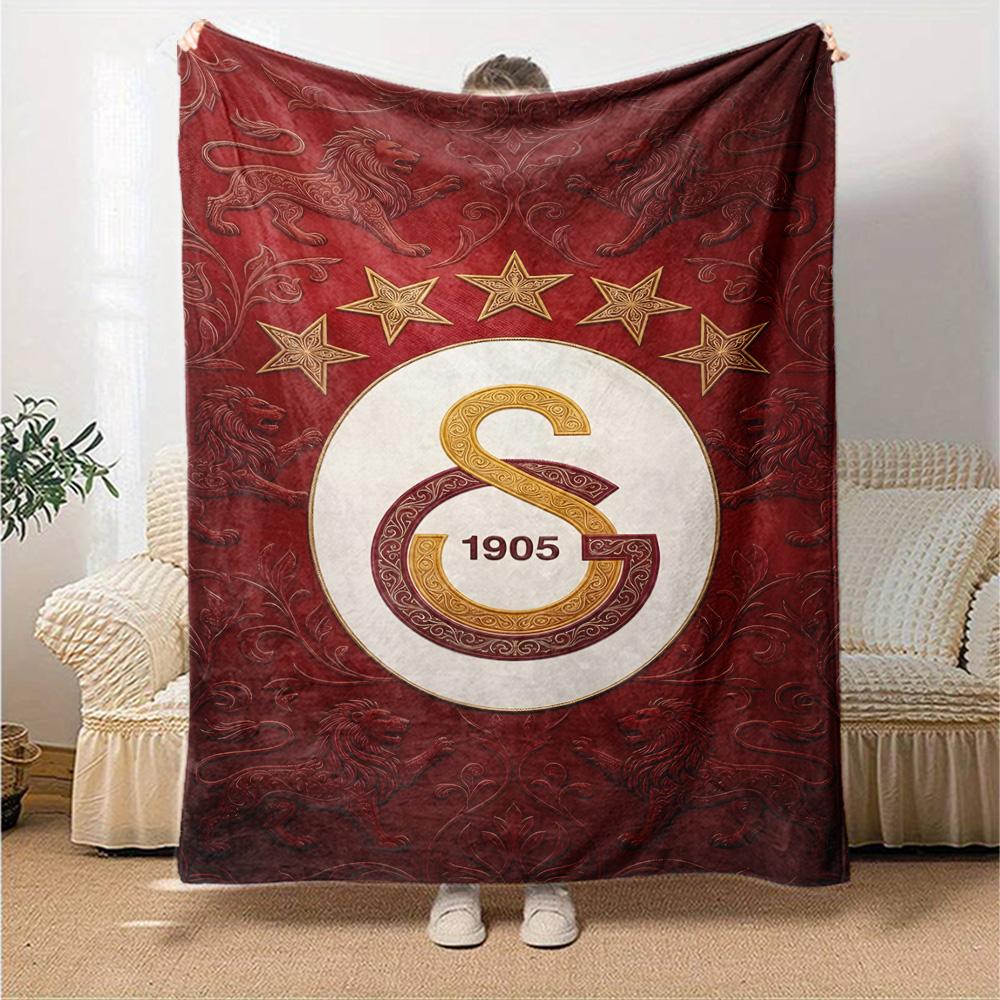 Galatasaray S.k Blanket Ultra-Soft Suitable for Office Chair Bed Office All-Season Use Stylish Decor Gift for Travel Home Birthdays
