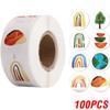 100-500pcs Cartoon Reward Sticker Children Encouragement Sealing Labels Kids Gifts Decorative Teacher Supplies Animal Sticker
