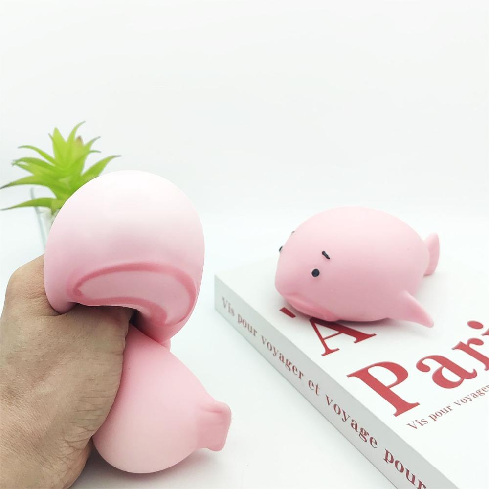 Уродливая Рыба Мягкая Резиновая Мука Сквиши Игрушка Для Рук Для Ежедневного Снятия Стресса И Веселых Игр