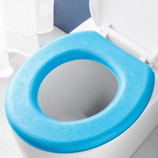 Коврик для унитаза Самоклеящаяся быстросохнущая крышка Подушка Сиденье