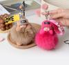 Новая мода, милая женская сумка, кулон, плюшевая подвеска, кукла для сна, автомобильный брелок, подвеска, Рождественский подарок