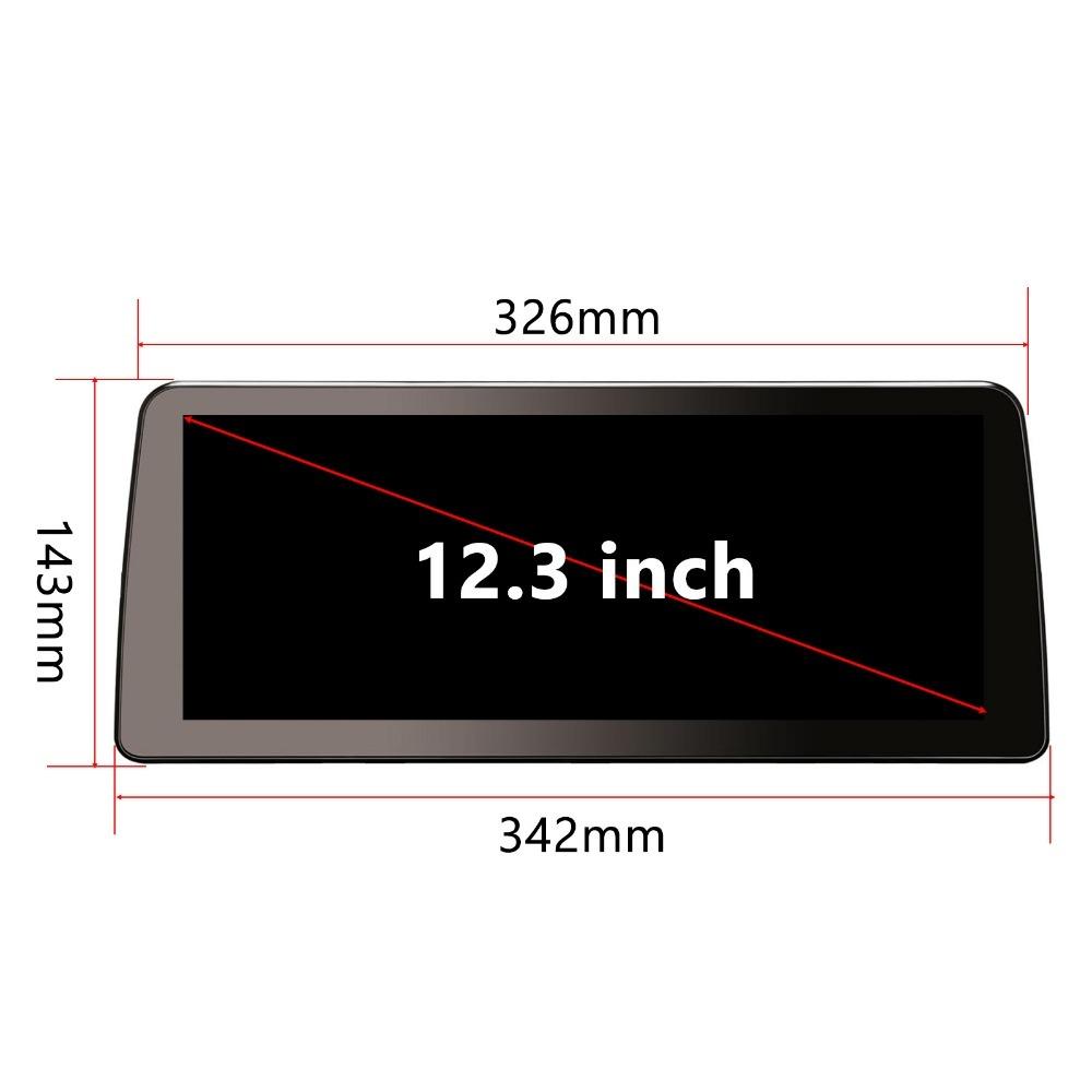 12,3-дюймовый Carplay автомобильный радиоприемник мультимедийный плеер для BMW X5 X6 2008-209 CIC система дисплей экран Bluetooth