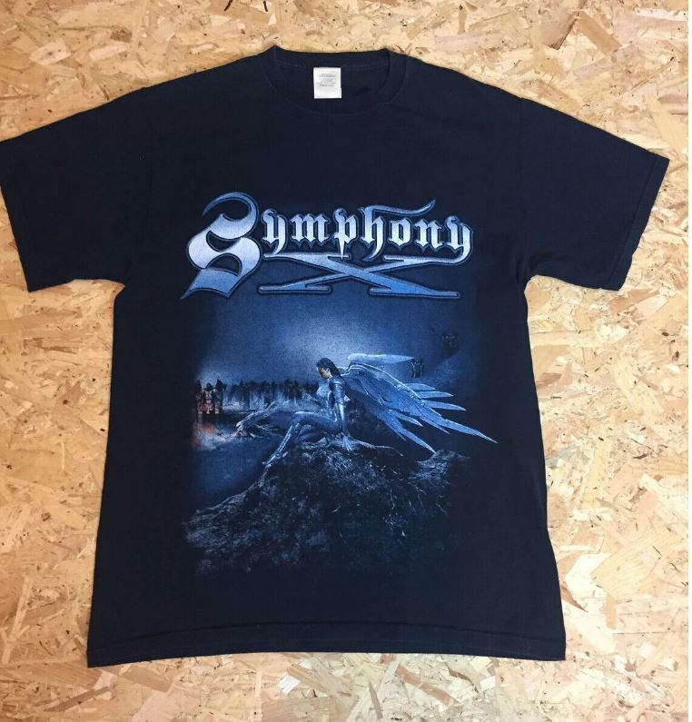 26 Symphony X Симфонический Мифический Метал-Бэнд 90-х Футболка с коротким рукавом Унисекс Футболка