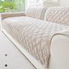 1PC Thicken Plaid Sofa Seat Pads Solid Universal Soft Sofa Slipcover Anti-dirty Pets Kids Couch Towel Mat for Living Room