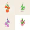 Scallions Jinnew Carrots Cartoon Vegetables Overlapping Plush Dolls Keychains