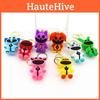 Smilingcritters Bobi Game Time 3 Cute Animal Keychain Big Mouth Monster Pendant Purple