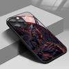 Закаленное стекло для телефона 'Кроваво-красный Король-волк' для iPhone 18 Pro Max 11 12 13 14 15 16 17 Pro 17 Air 7 8 Plus XS X XR Чехол