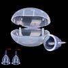Clear Menstrual Cups Female Reusable Medical Silicone Moon with Travel Case CB 3C
