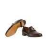 Gucci Кожаные лоферы кэжуал с переплетением G, мужские, коричневые 730134 06F00 2140