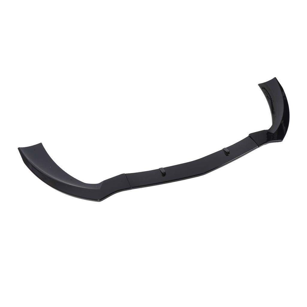 Front Bumper Lip Spoiler 3 Section Type Impact Resistant Upgrade Racing Look Bumper Lip Splitter Body Kit for CLA Class