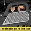 Stainless Car Engine Air Intake Mask Sticker Case Decoration Cover Trim Sticker For Honda CR-V CRV 6th Gen 2023 2024 2025 Hybrid