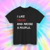 I Like Tacos Shirt Funny Quote Maybe 3 People Humor Graphic Tee S-5XL