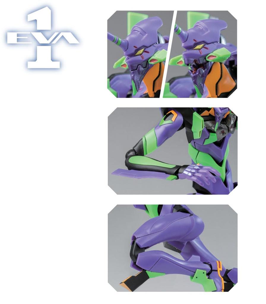 Doyusha Evangelion: New Theatrical Edition AMK Series EVA-01 Evangelion Unit-01, Approximately 20cm Tall, Pre-painted Plastic Model