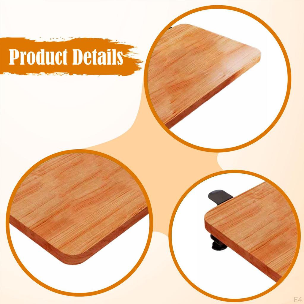Desk Board Arm Rest Expansion Ergonomic Clamp On Easy Installation for Computer Table Foldable Space