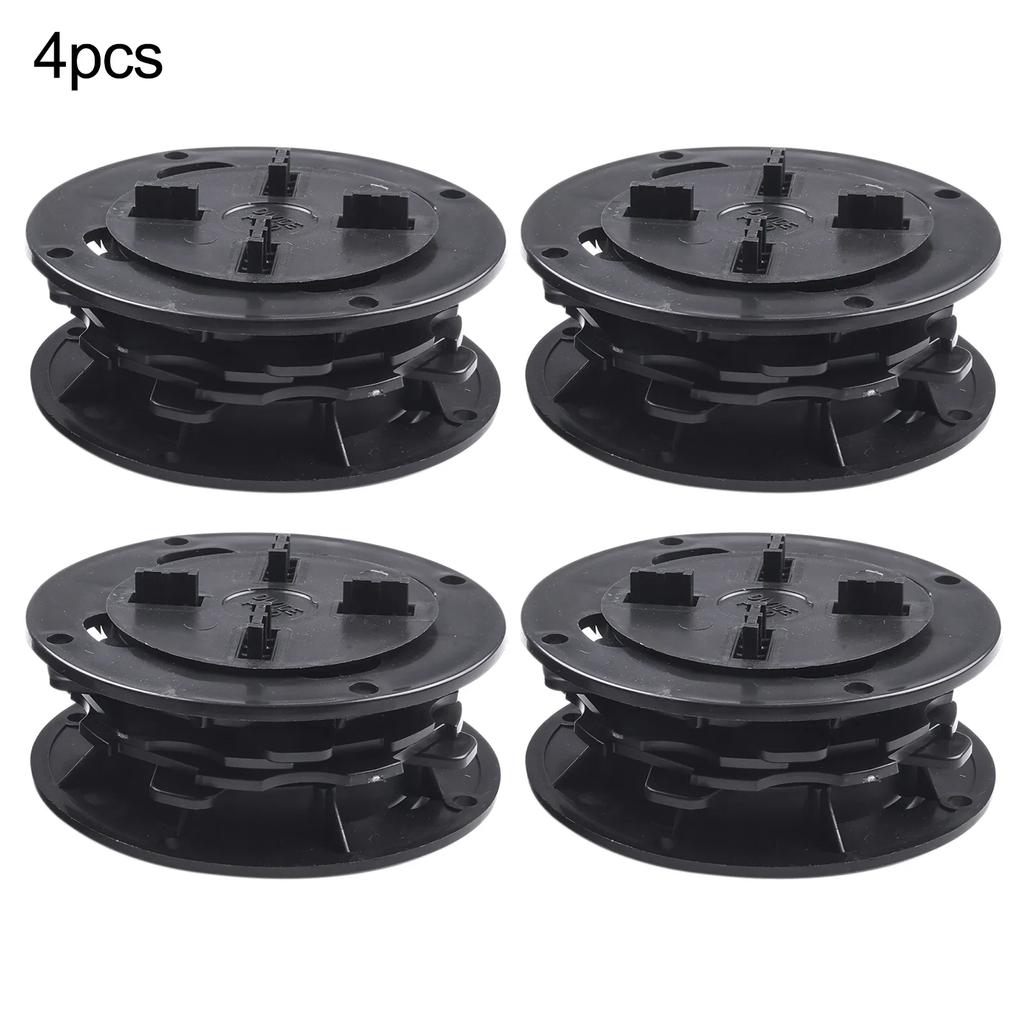 4 шт. регулируемый опорный пьедестал для настила, набор для устранения разницы в уклоне, опорная рама для балансировки настила, ландшафтный дизайн