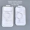Original Clear Phone Case For iPhone 17 Air 16 15 14 13 12 Pro Max Mini For Magsafe Wireless Charging With Touch Camera Button
