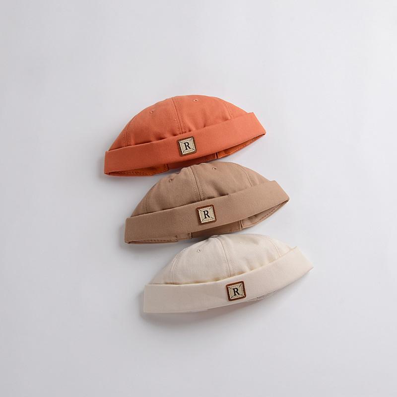 Ретро однотонная детская кепка-докер, весна-лето, мягкая хлопковая шапка без полей, шапка-бини для девочек и мальчиков, детские шапки-арендодатели, капот