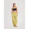 Budhi Mudra Diagonal Jogger Pants   Muted Lime  B61003apl44 G48 