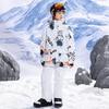 Зимний детский лыжный костюм, ветрозащитная и водонепроницаемая теплая и утолщенная лыжная куртка, брюки