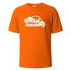 Social Anxiety Printing Mens Tshirt Casual Breathable Tees 100Cotton Funny Tops Street Oversized TShirts For Men Women Oneck