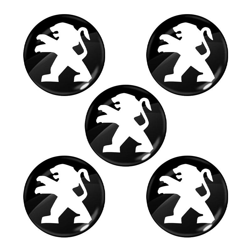 Эмблема-значок для автомобильного пульта-брелока 14 мм, наклейка с радиокнопкой для Peugeot 308 408 508 RCZ 208 3008 2008 206 207 108 406 407 408 206 207 208 306 307