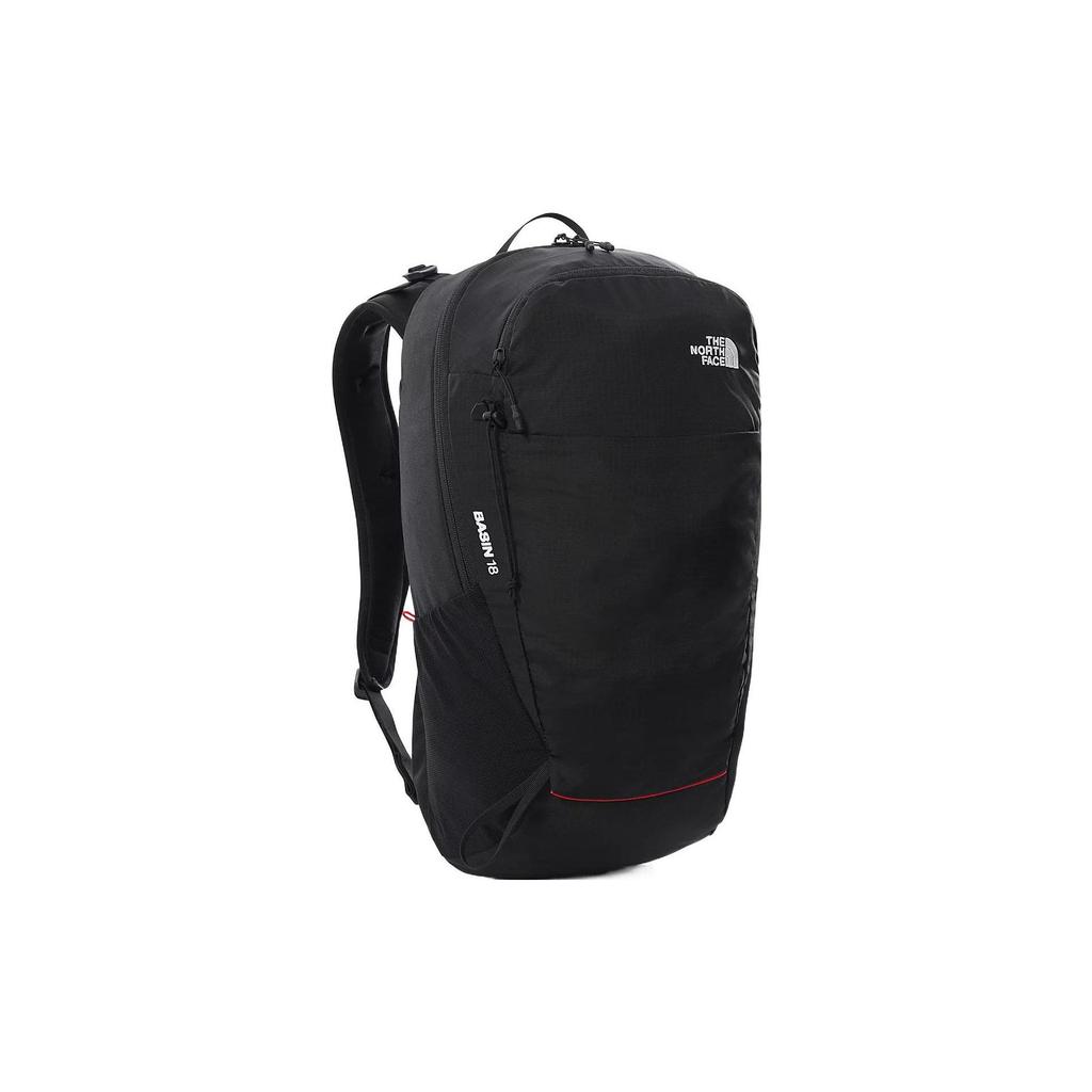 The North Face Спортивно-повседневный рюкзак 18 л с логотипом, молнией, регулируемым плечевым ремнем, мужской рюкзак, черный NF0A52CZ-KX7