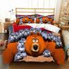 3D G-Grizzy and The Lemmings Bedding Set Duvet Cover Comforter Bed Single Twin Full Queen Youth Kids Girl Boys Gift Bed Sheets