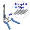 Steel Anti-slip Handle Wire Fencing Hand Tools M Clips/Staples Bird Chicken Hog Ring Plier