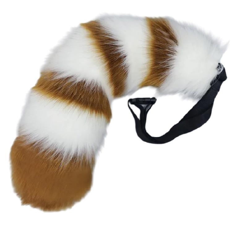 Cartoon Raccoon Ear Hairband/ Tail Adult Unisex Halloween Party Headband Costume
