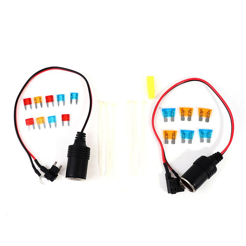 1 комплект 30 см автомобильный прикуриватель 12 В гнездо предохранитель кран держатель с предохранителем 5A/10A/15A