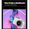 Цифровая камера для подростков 4K 64 МП Цифровая камера для фотографии Фотокамера для мальчиков-подростков девочек Детская камера Цифровая