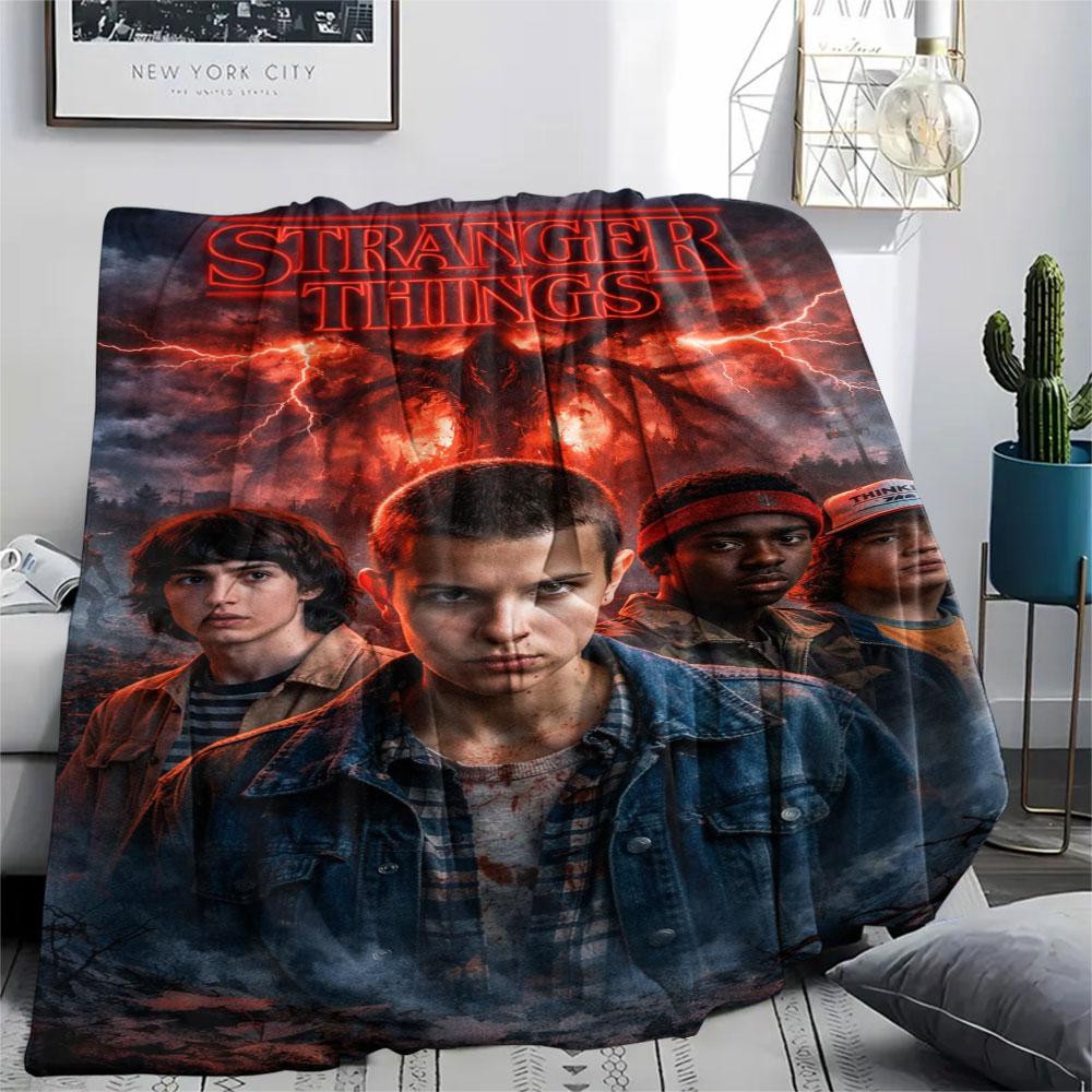 Stranger Things Season Poster Blanket Soft And Comfortable Sofa Blanket Nap Blanket Sheet Office Rest Blanket