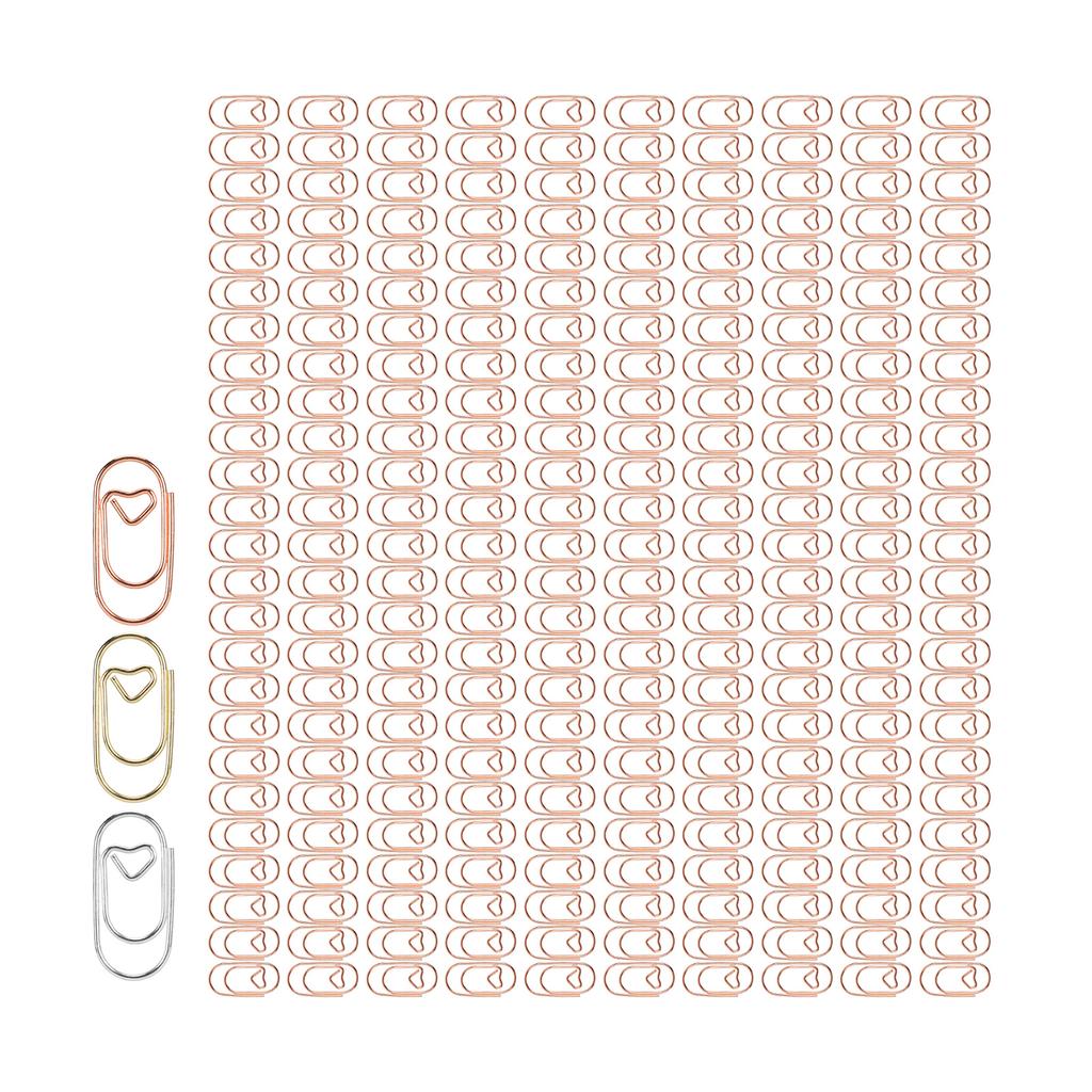 250 шт. необычные скрепки в форме сердца, маленькие, покрытые пластиком, проволочные, широко используемые, милые скрепки для дома