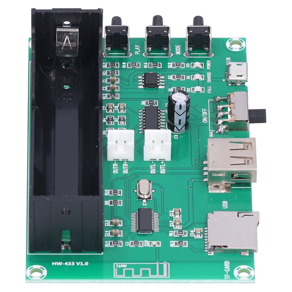 Digital Amplifier Board DualChannel USB Charging Audio Stereo AMP Module for DIY Development Learning Testing
