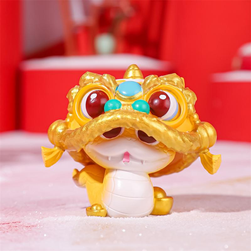 The Year Of Snake Figurines Cute Miniature Snake Statue Lucky Snakes Ornament Creative 2025 New Year Gifts For Children