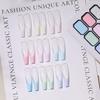 Honeygirl Nine Grid Macaron Pink Solid Gel Set For Nail Art And Diy Manicure