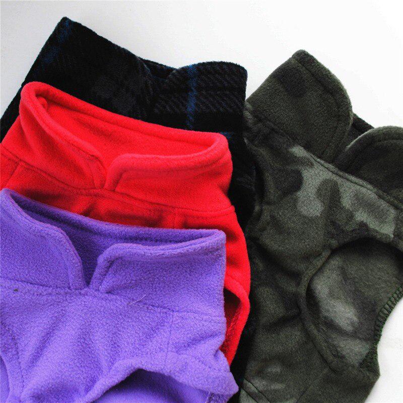 Утепленный жилет для домашних собак, осенне-зимний, теплый костюм для маленьких и средних собак с тяговым кольцом