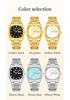 OFNS New 1566 Business Women's Quartz Watch Double Calendar Waterproof Night Light Women's Niche Business Quartz Watch