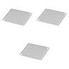 Набор из 3 квадратных сеток из нержавеющей стали 17 см Setomonohonpo [17x17 см]