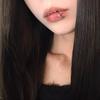 Енот Енот Крест Бесшовное Кольцо Титановая Сталь Пирсинг Губы Пряжка Козелок Уха Модный Сексуальный Ins Пирсинг Украшения