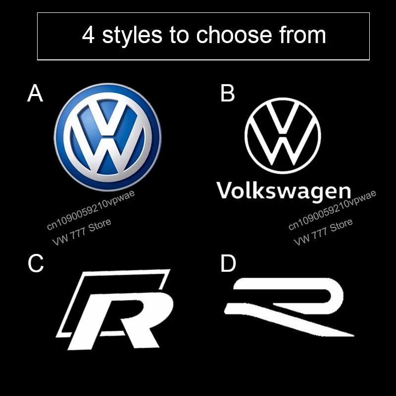 2/4PC Car Door Logo Welcome Light LED Laser Projector For Volkswagen VW Golf Variant B8 New Passat Touareg Phideon Tiguan CC Eos RJ4
