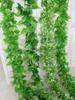 Artificial Grape Vine Ceiling Decoration with Green Leaves