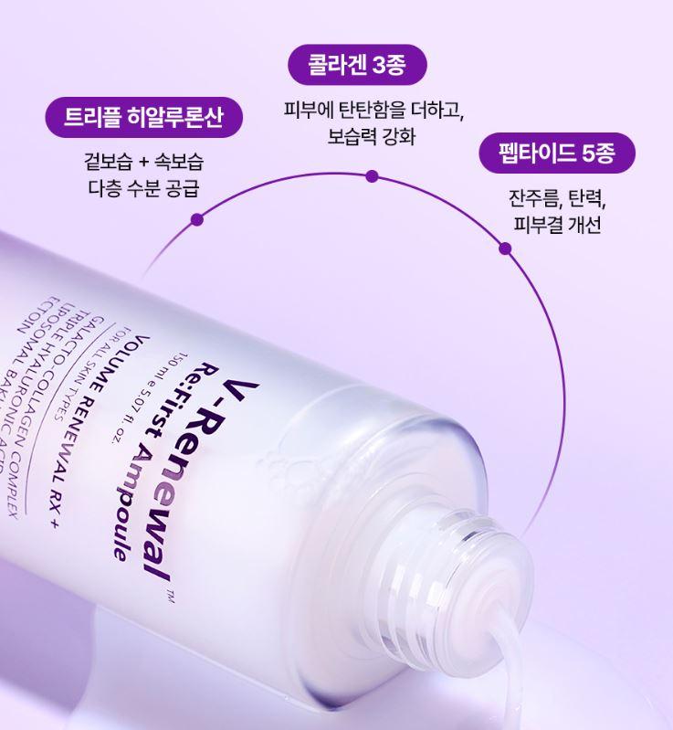 Eleven Huesday V-Renewal Re:First Ampoule 150 Ml — First-Step Firming & Hydration Boosting Ampoule