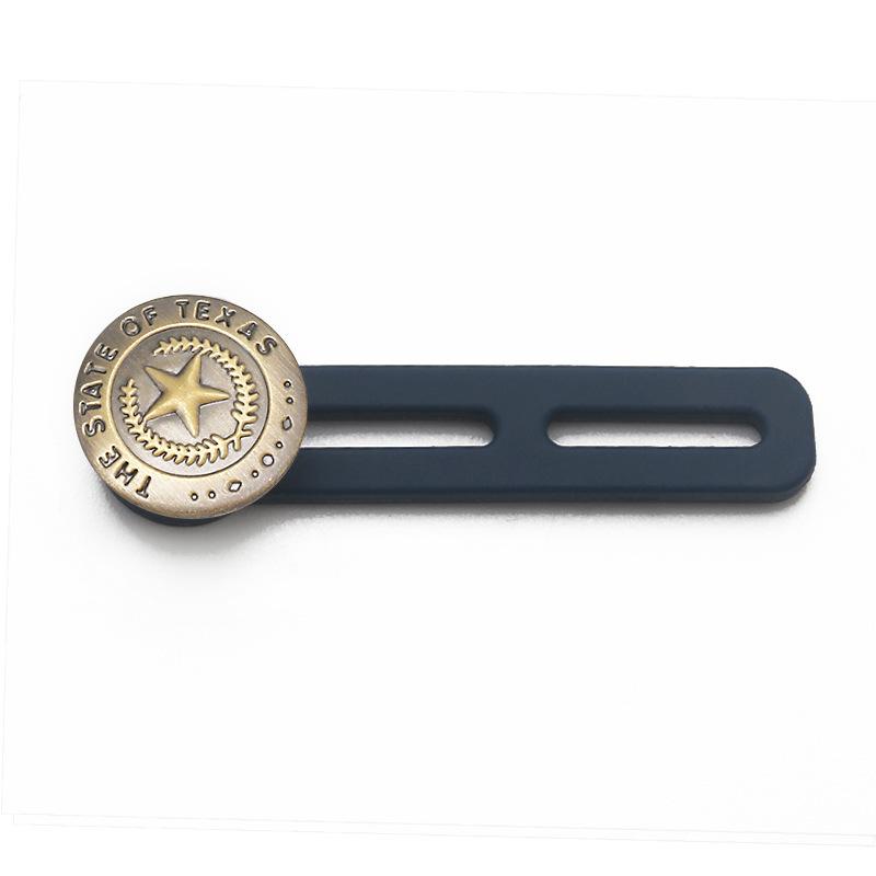 Waist Expansion Button Artifact Metal Nail-free Seam-free Button Removable Adjustable Telescopic Button Jeans Extension Button
