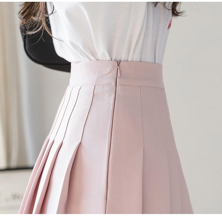 Корейская белая юбка, шорты, женские сексуальные мини-юбки с высокой талией, женская весна-лето, плиссированная юбка Kawaii для школьницы, униформа JK