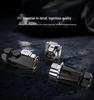 Black LP20 Solar Waterproof 14-Pin Aviation Plug Connector with Partitioned Four-Hole Flange