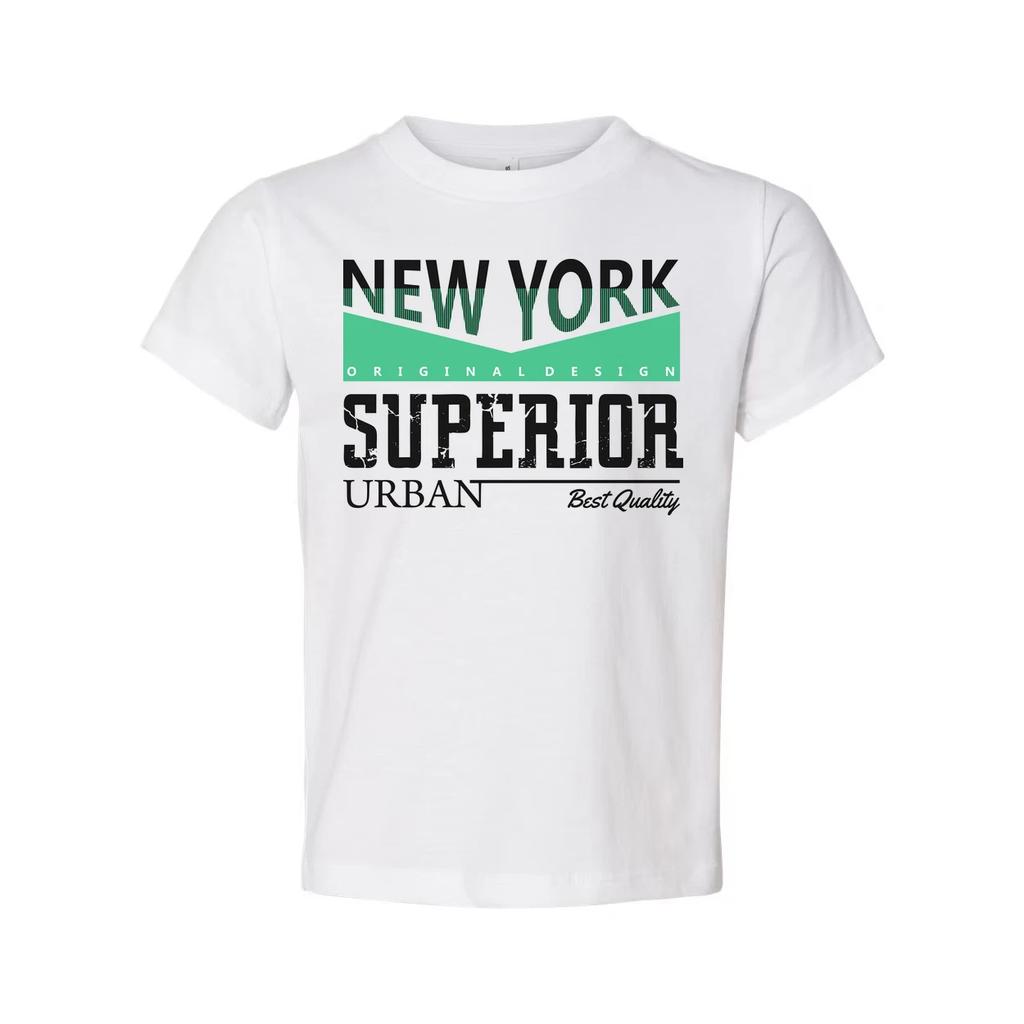 New York Superior Urban Graphic Tee With Original Design For Unisex Short Sleeve