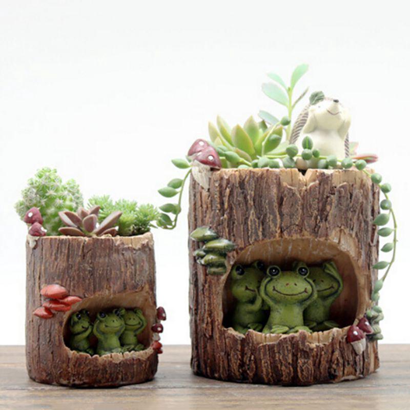 Cute Resin Flower Pot Succulent Plant Pot